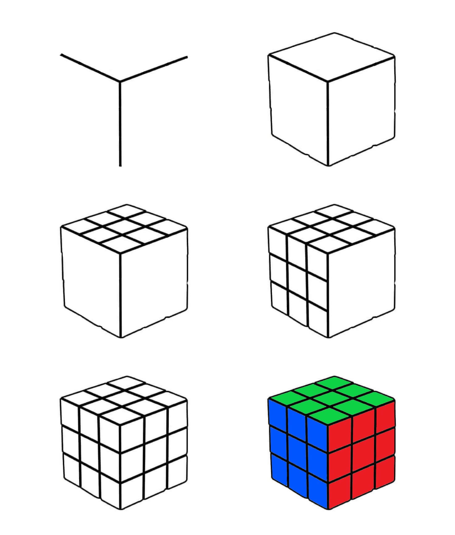 Rubikin kuution idea (2) piirustus