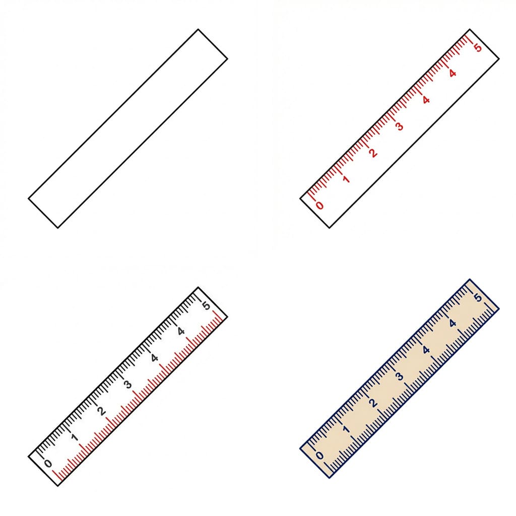 Viivain Hallitsija piirustus