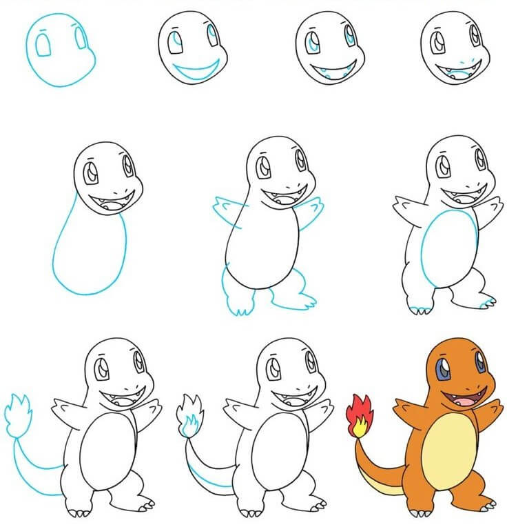 Charmander idea (1) piirustus