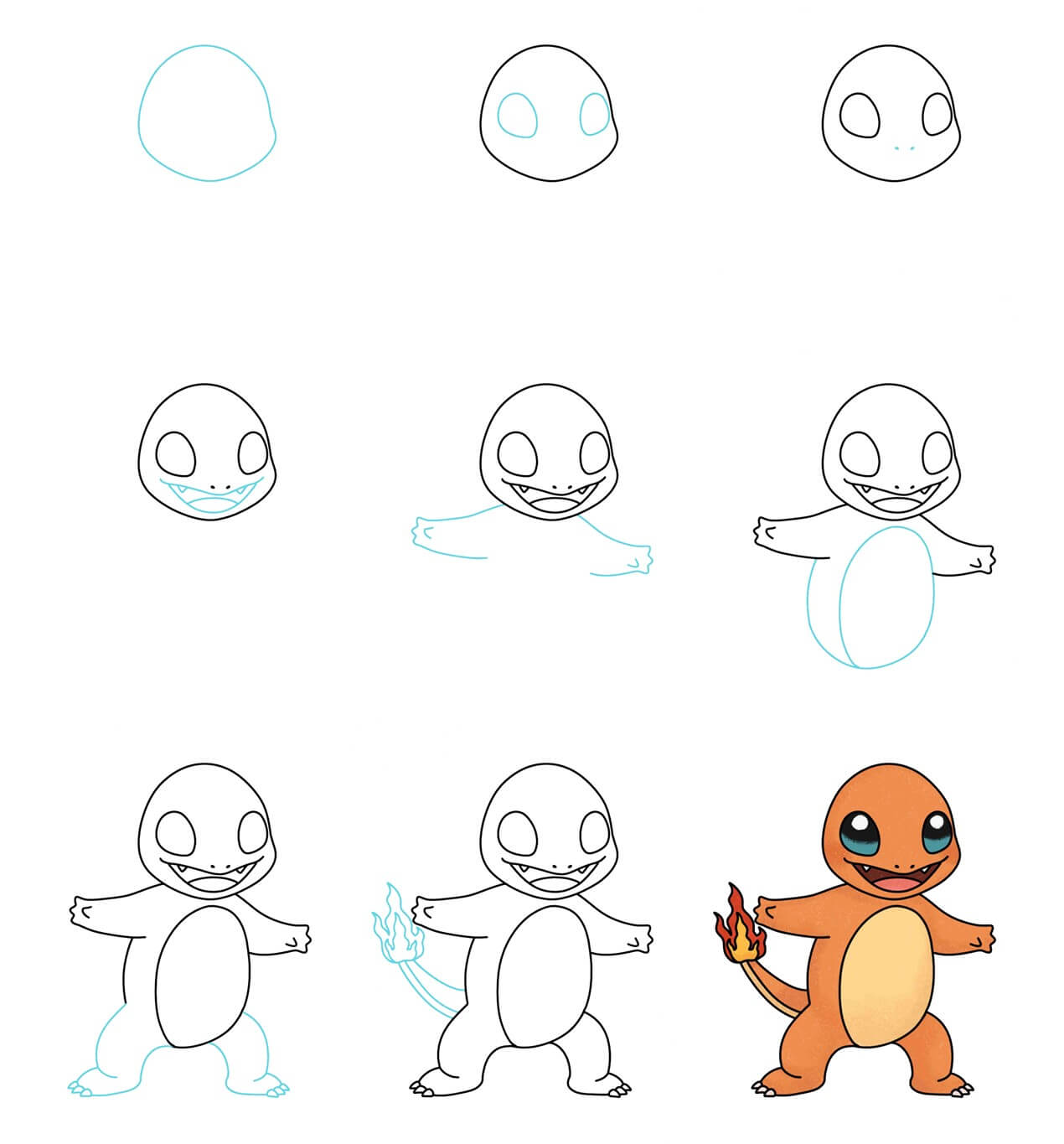 Charmander piirustus