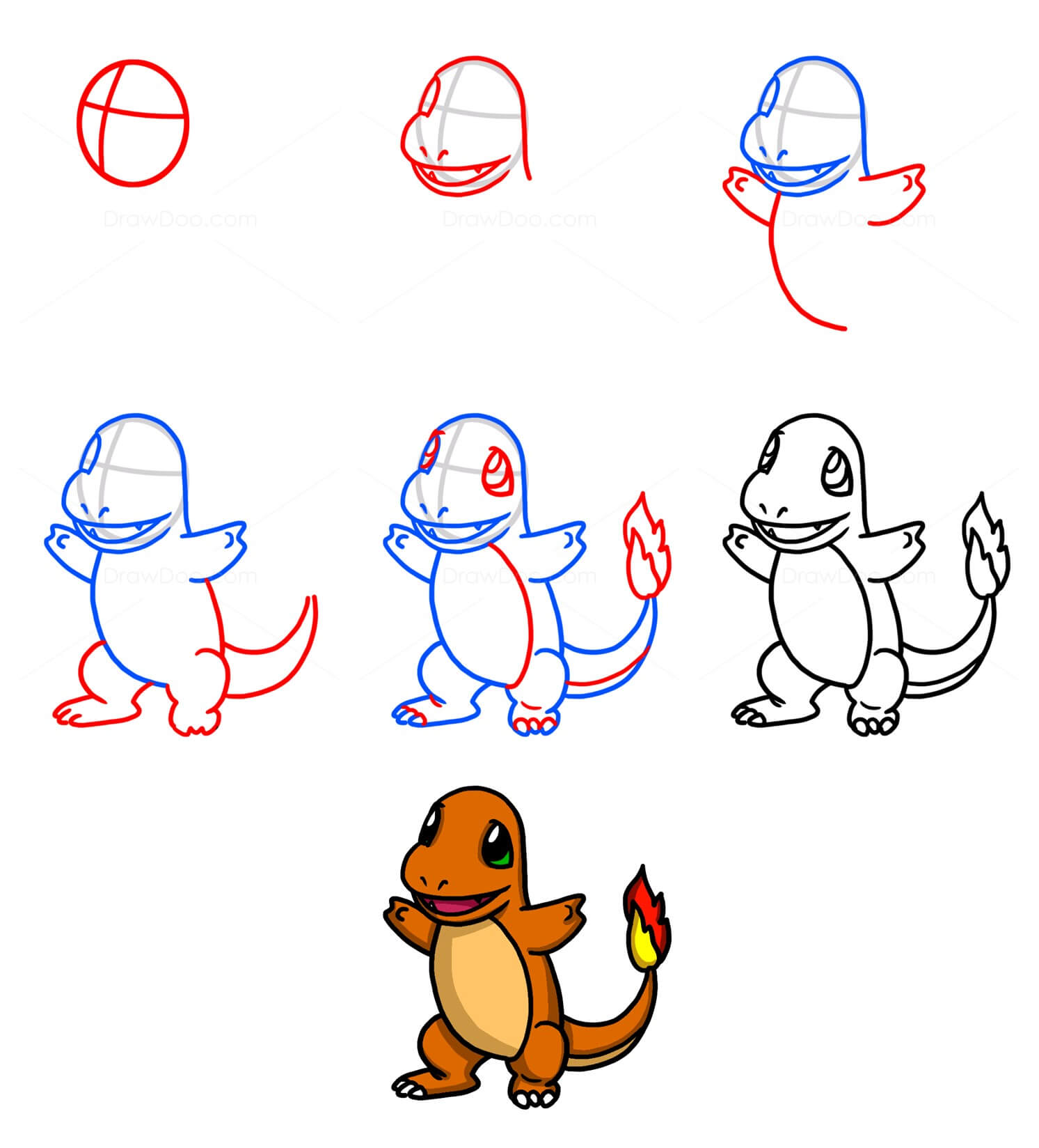 Charmander idea (6) piirustus