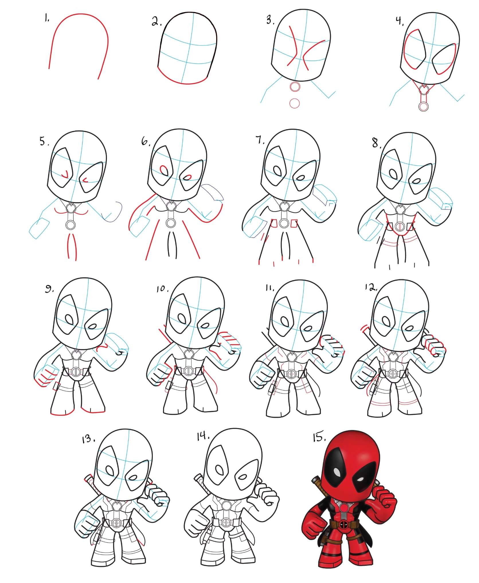 Deadpool idea (2) piirustus