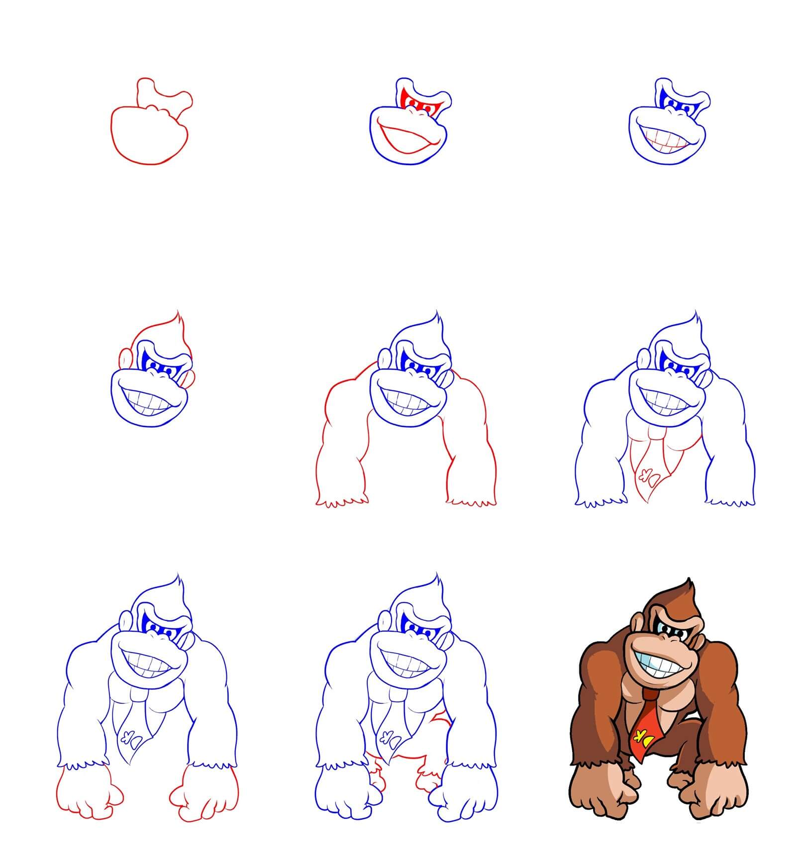 Donkey Kong idea (2) piirustus