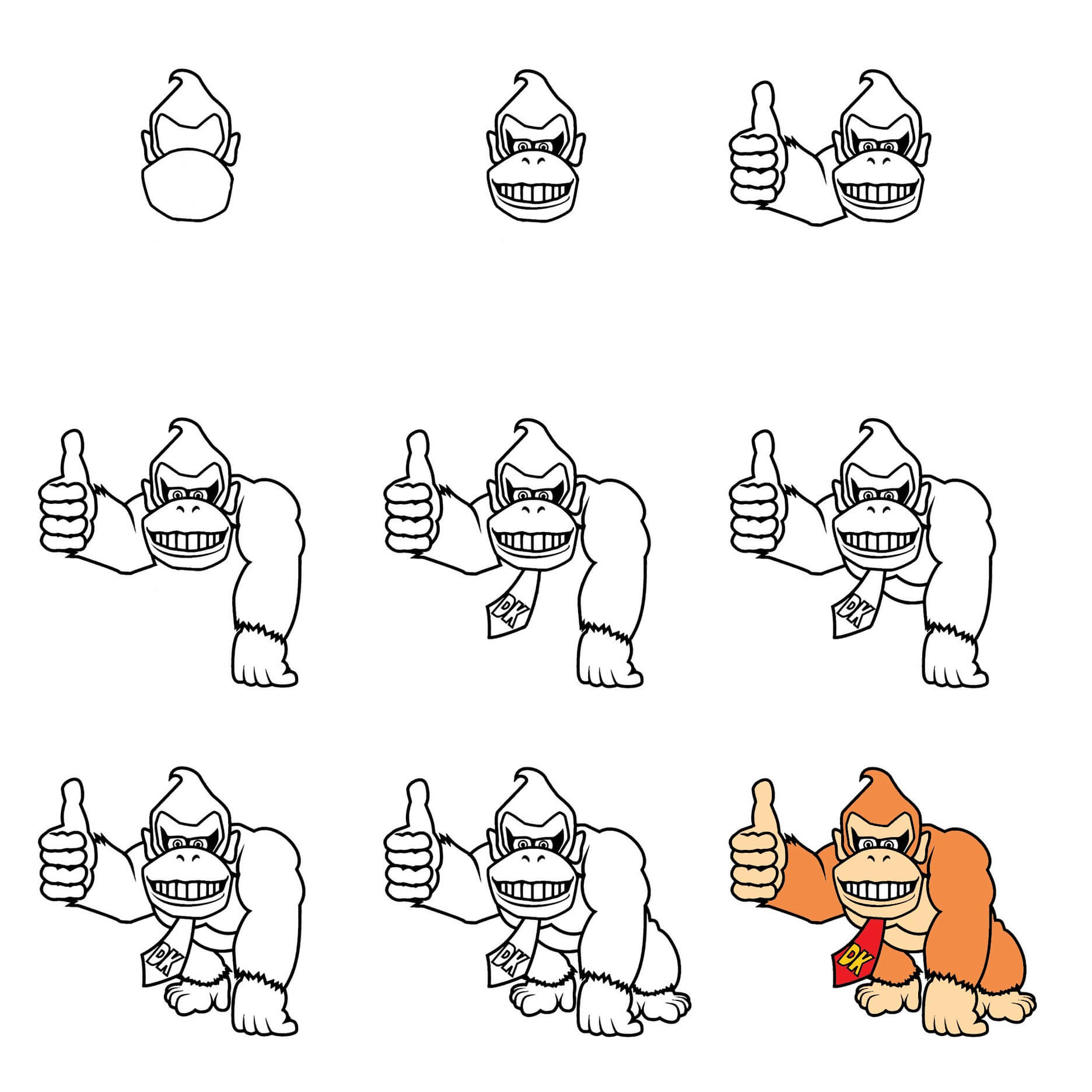 Donkey Kong piirustus