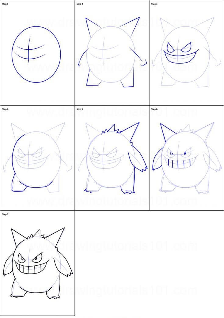 Gengar idea (1) piirustus