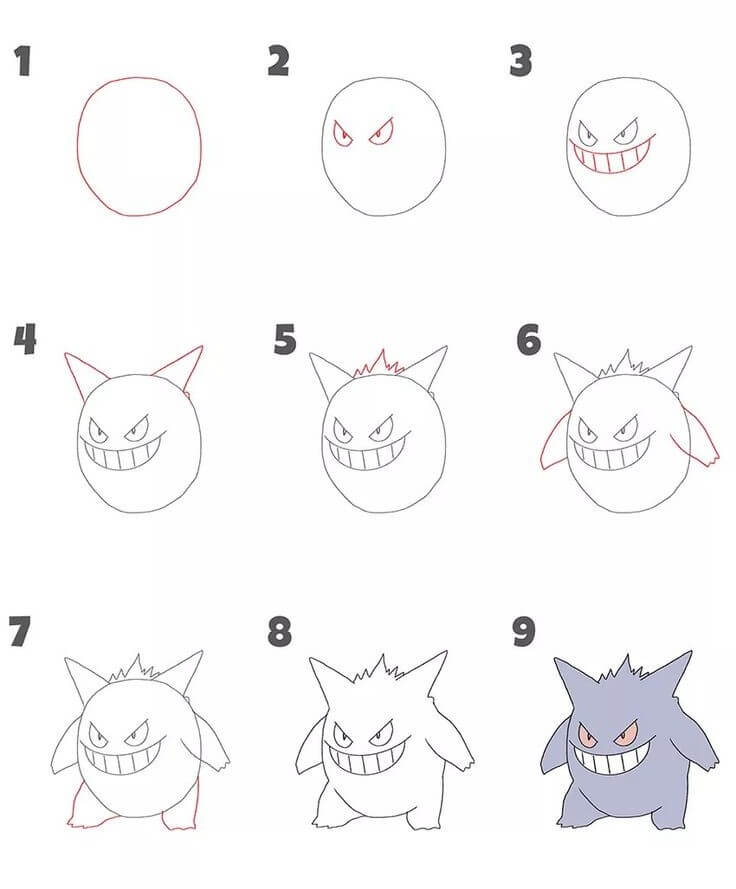 Gengar idea (2) piirustus