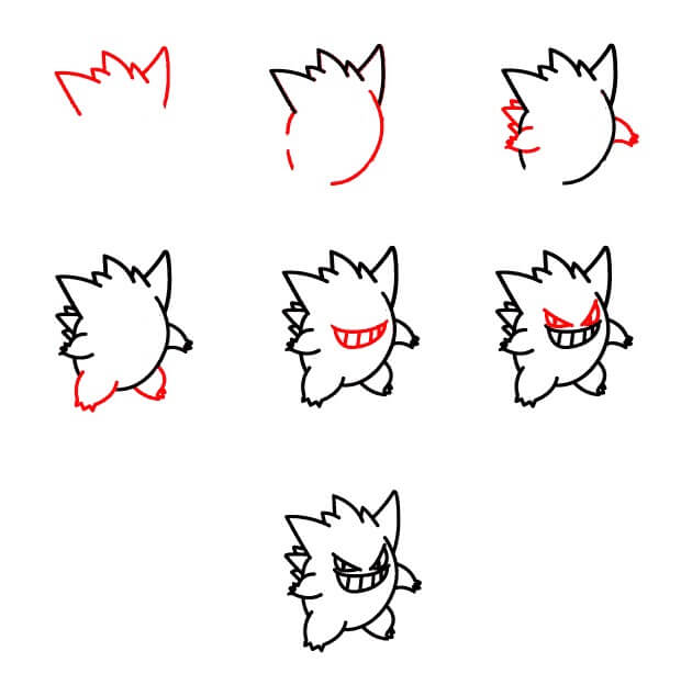 Gengar idea (4) piirustus