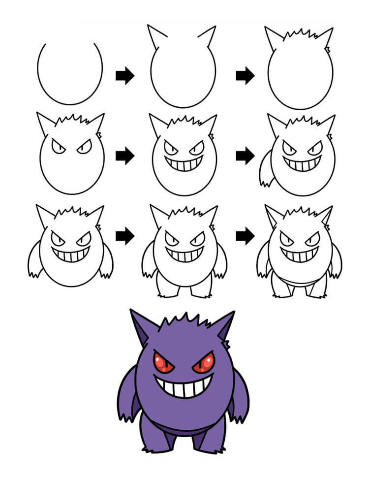 Gengar idea (5) piirustus