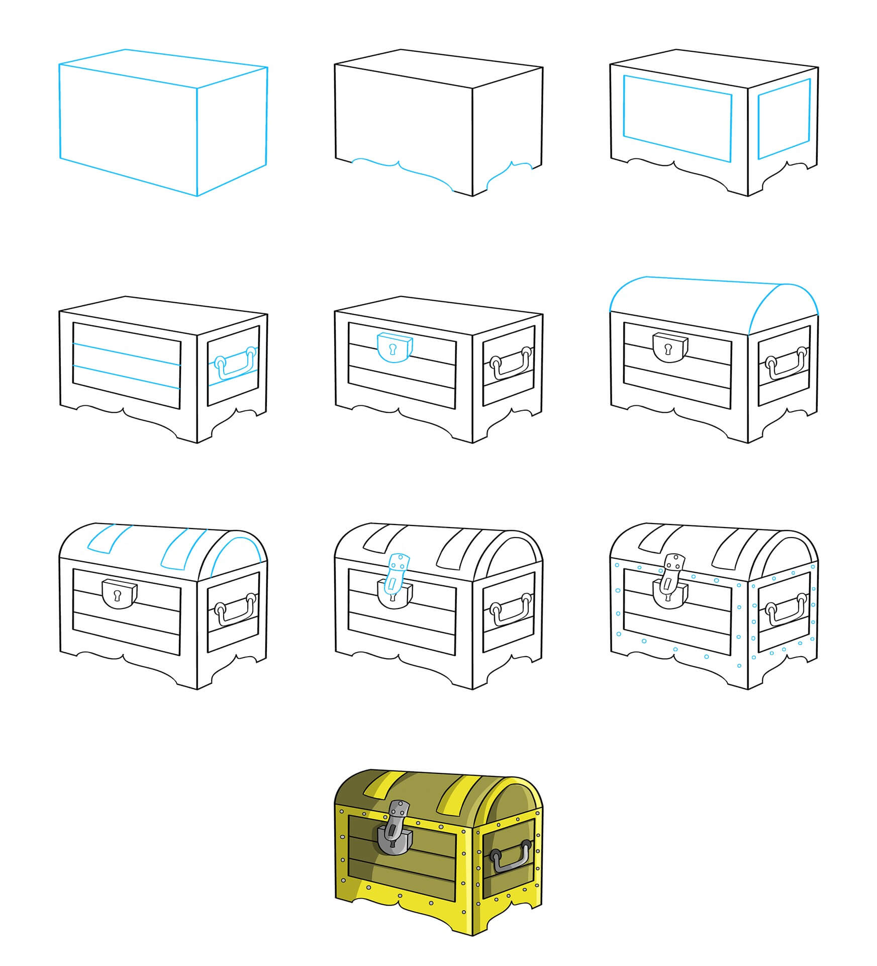 Idea Aarrearkku (7) piirustus