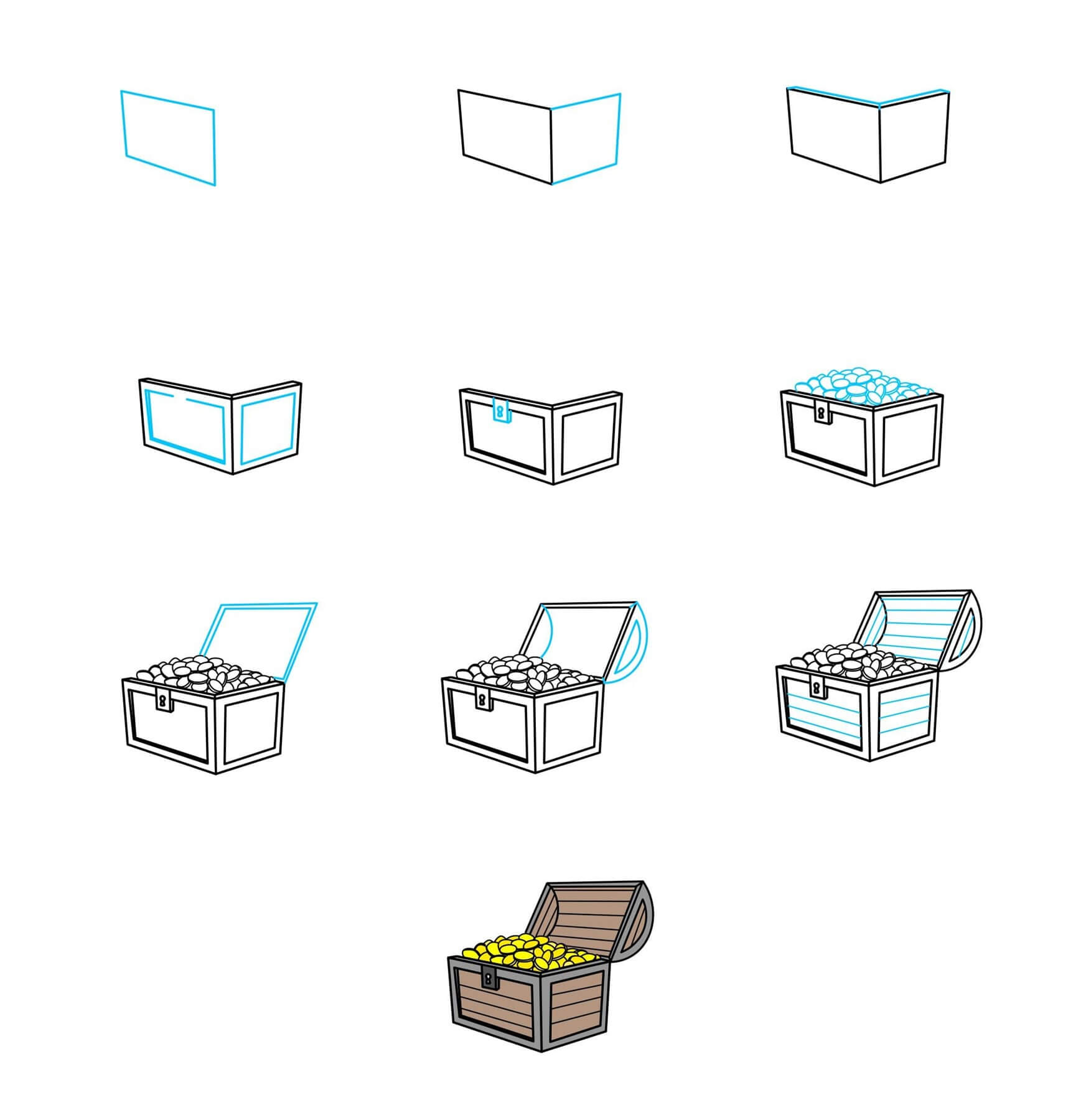 Idea Aarrearkku (8) piirustus