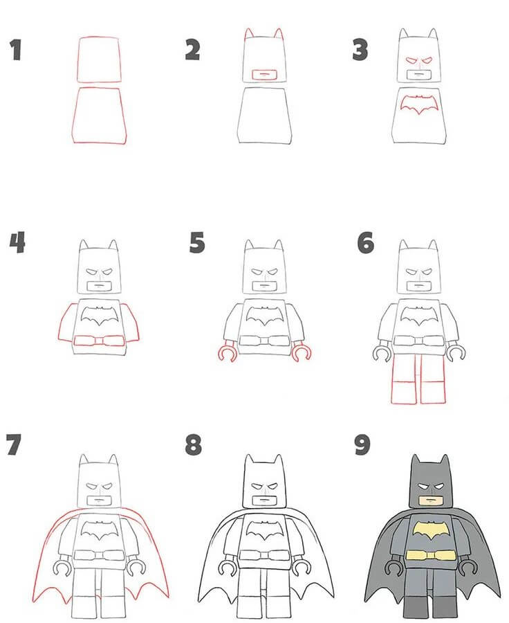 Lego Batman (1) piirustus