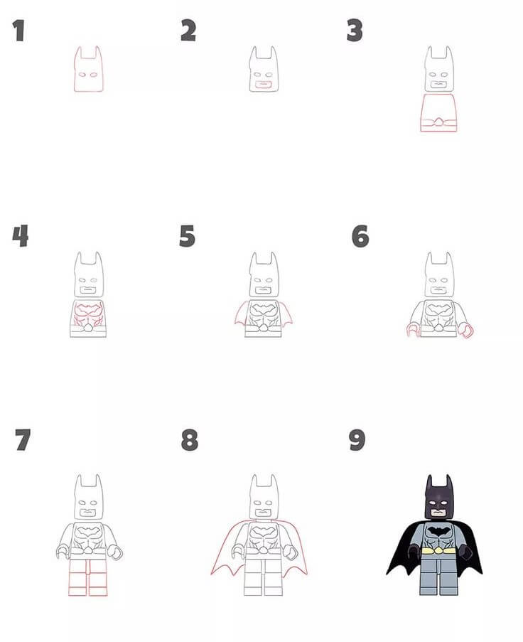 Lego Batman (2) piirustus