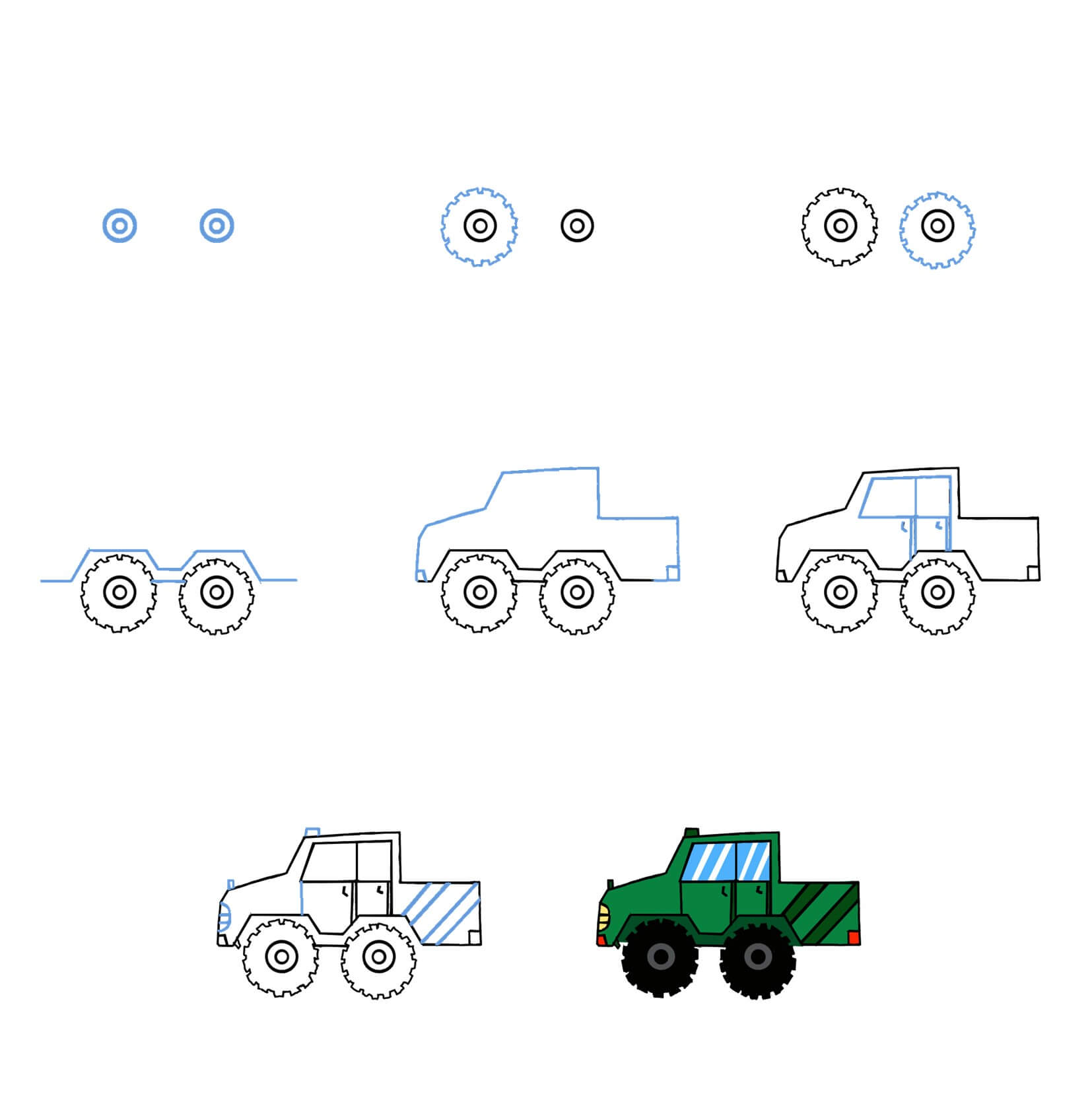 Monster Truck idea (6) piirustus