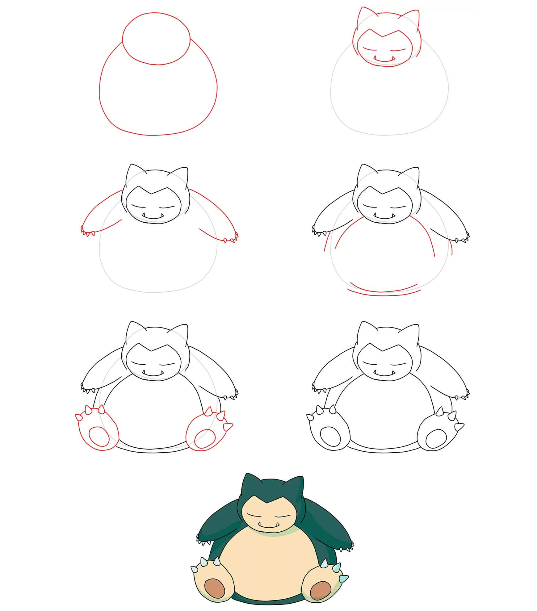 Snorlax idea (1) piirustus