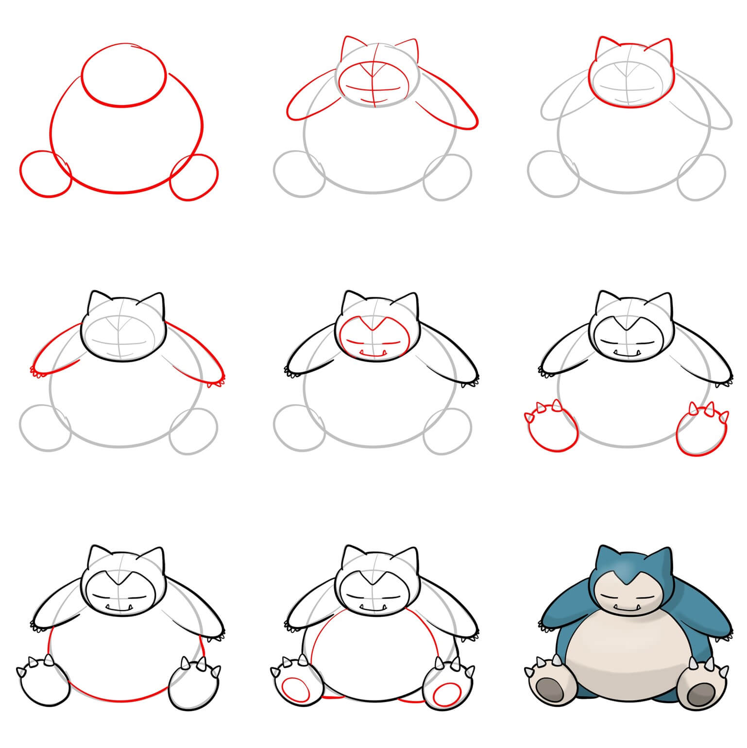 Snorlax idea (2) piirustus