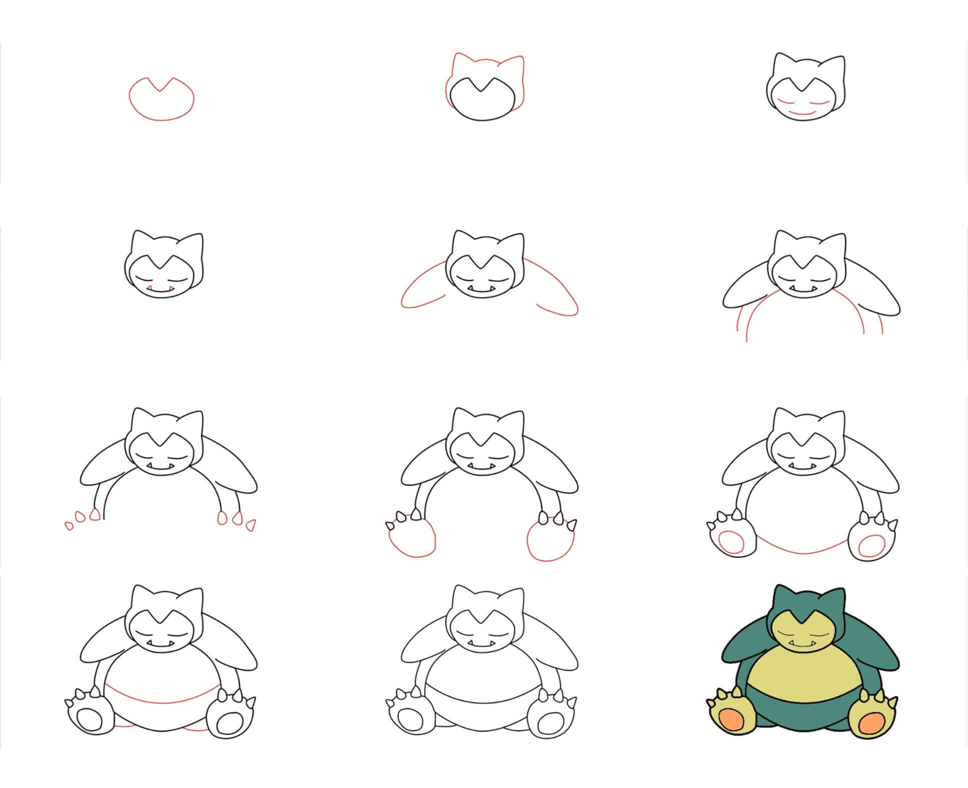 Snorlax idea (3) piirustus