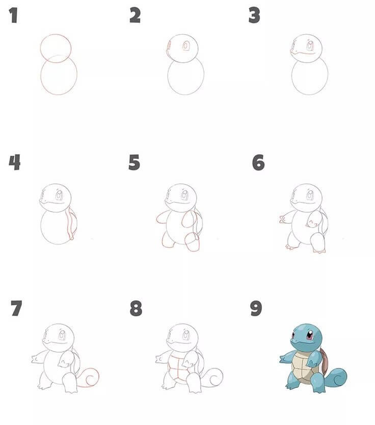 Squirtle idea (14) piirustus