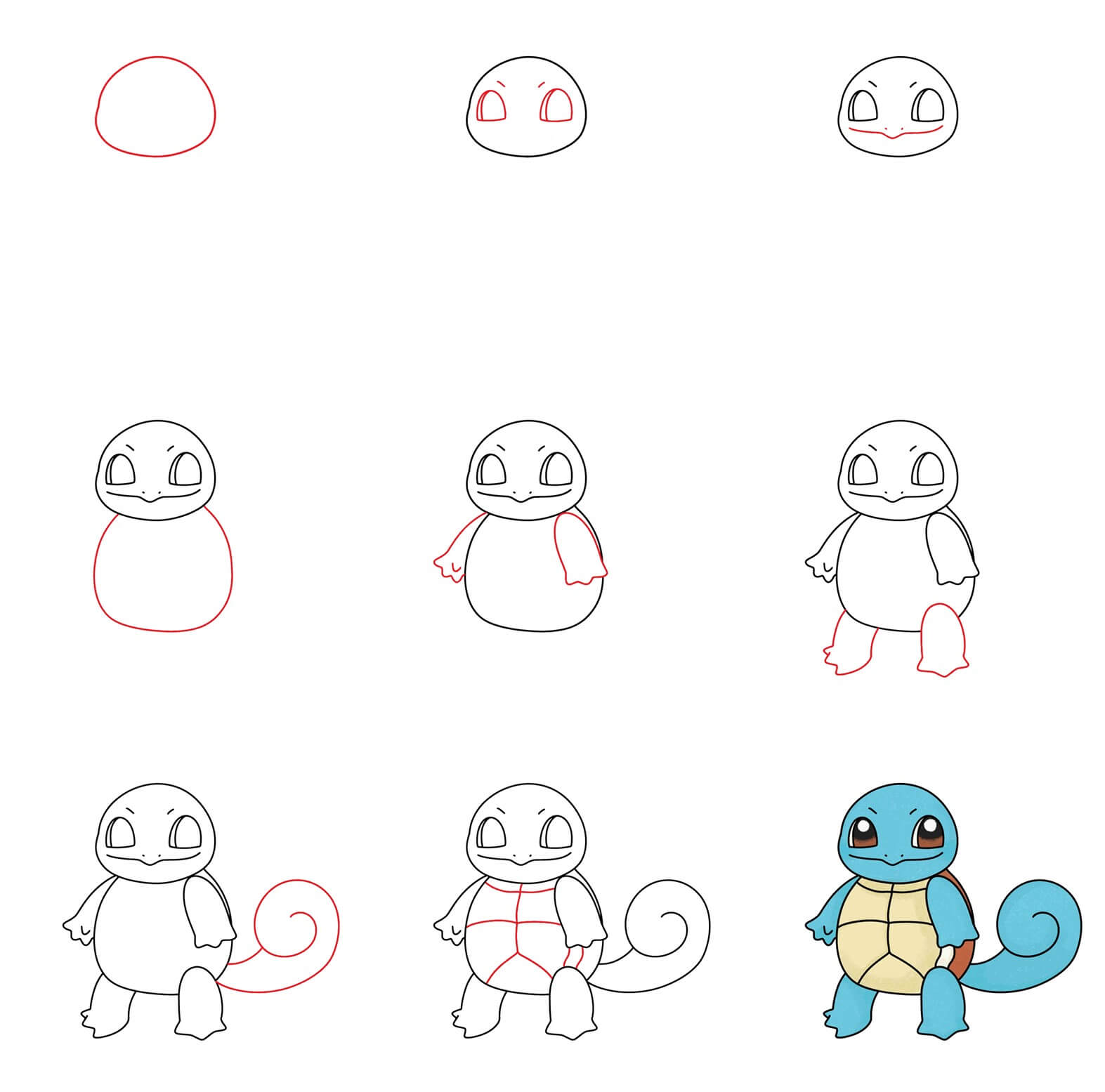 Squirtle idea (16) piirustus