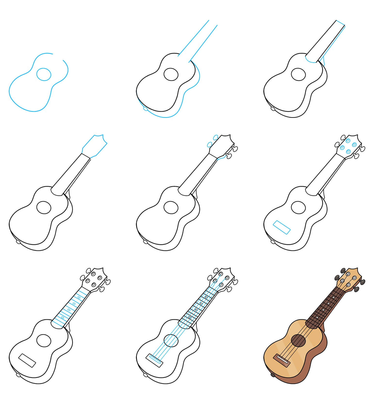 Ukulele idea (4) piirustus