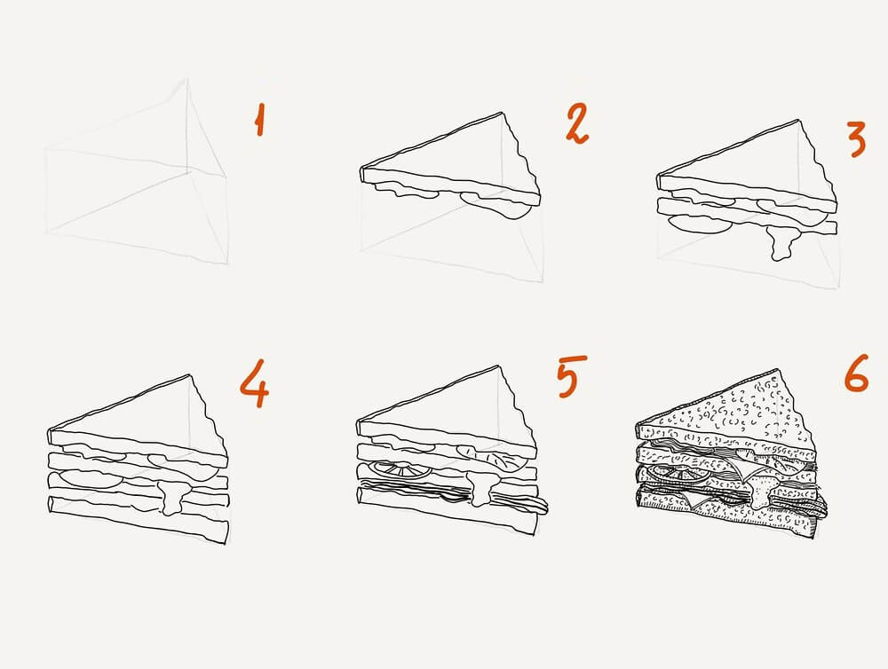 Voileipä Idea (5) piirustus