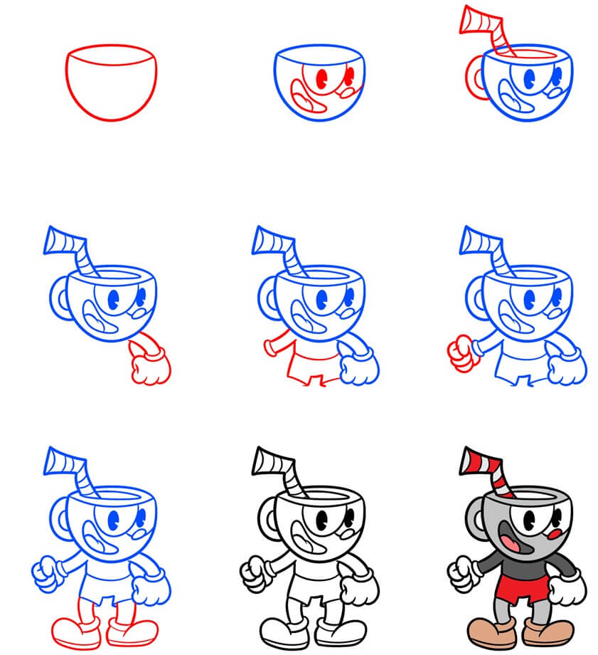 Cuphead idea (5) piirustus