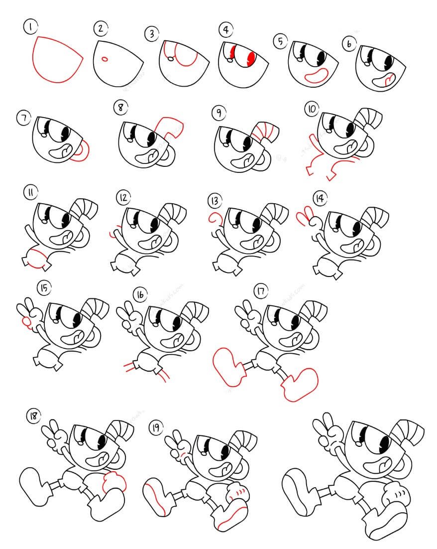 Cuphead idea (8) piirustus