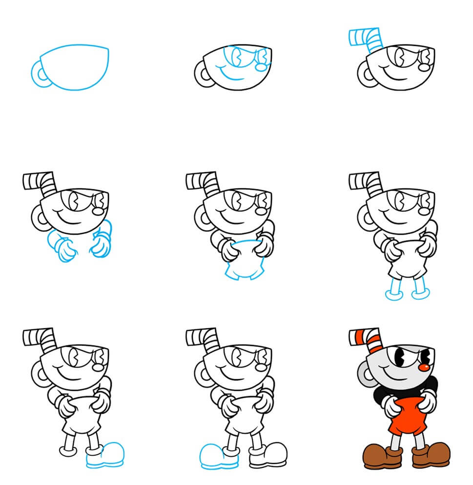 Cuphead piirustus