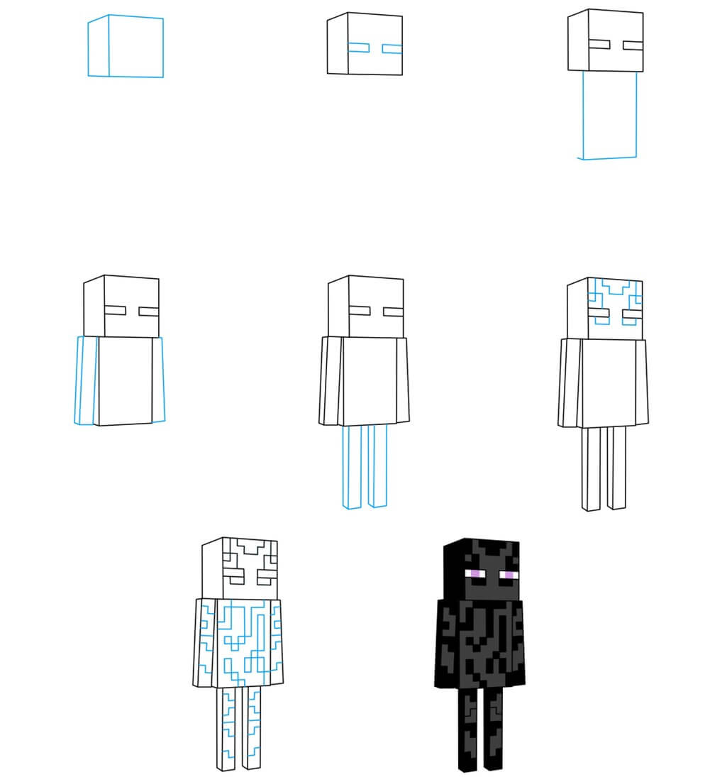 Enderman idea (12) piirustus