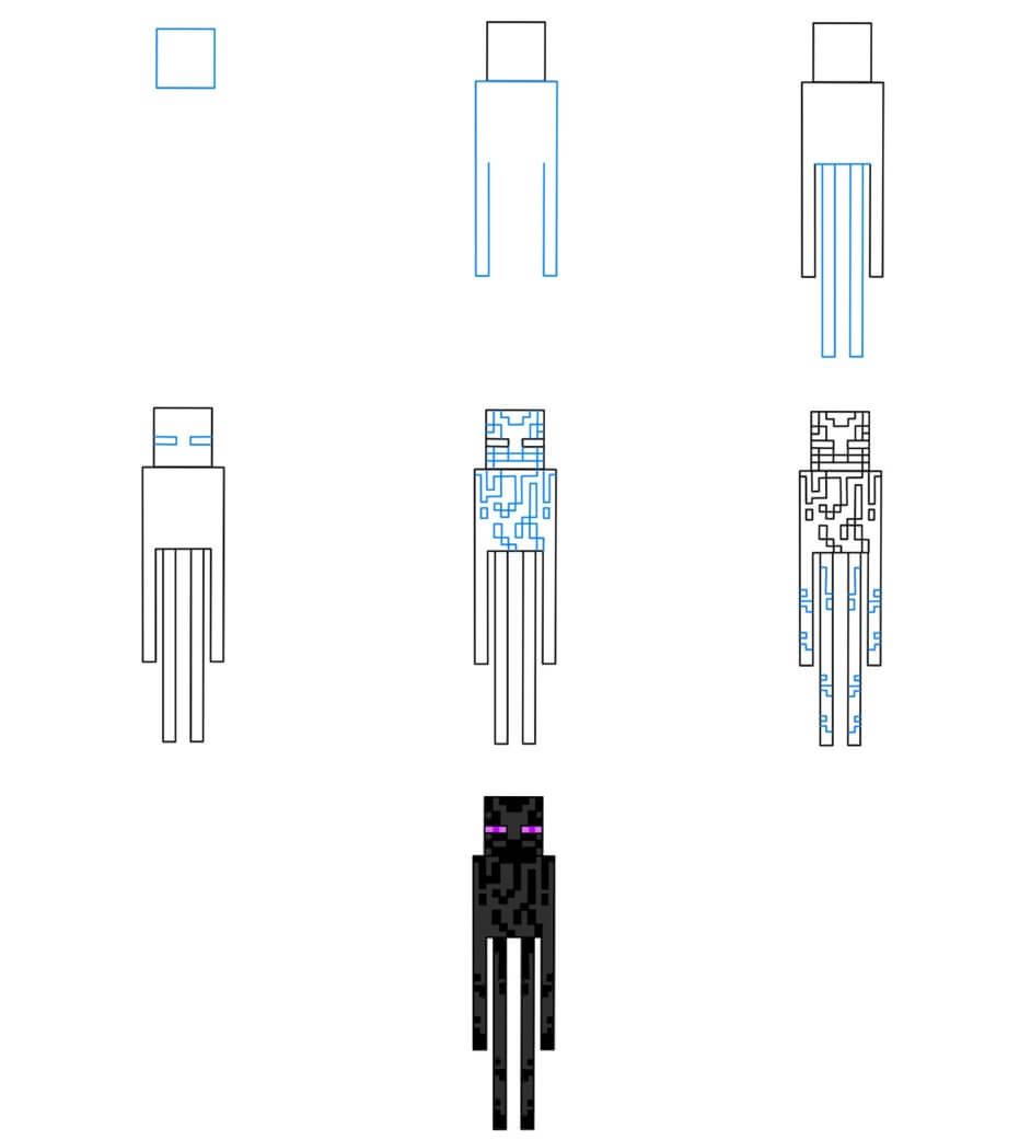 Enderman idea (3) piirustus