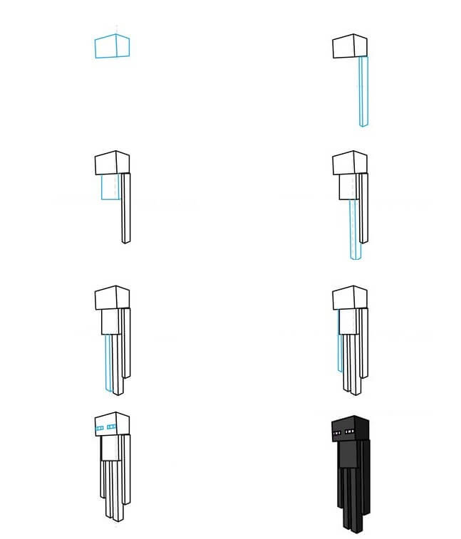 Enderman idea (6) piirustus