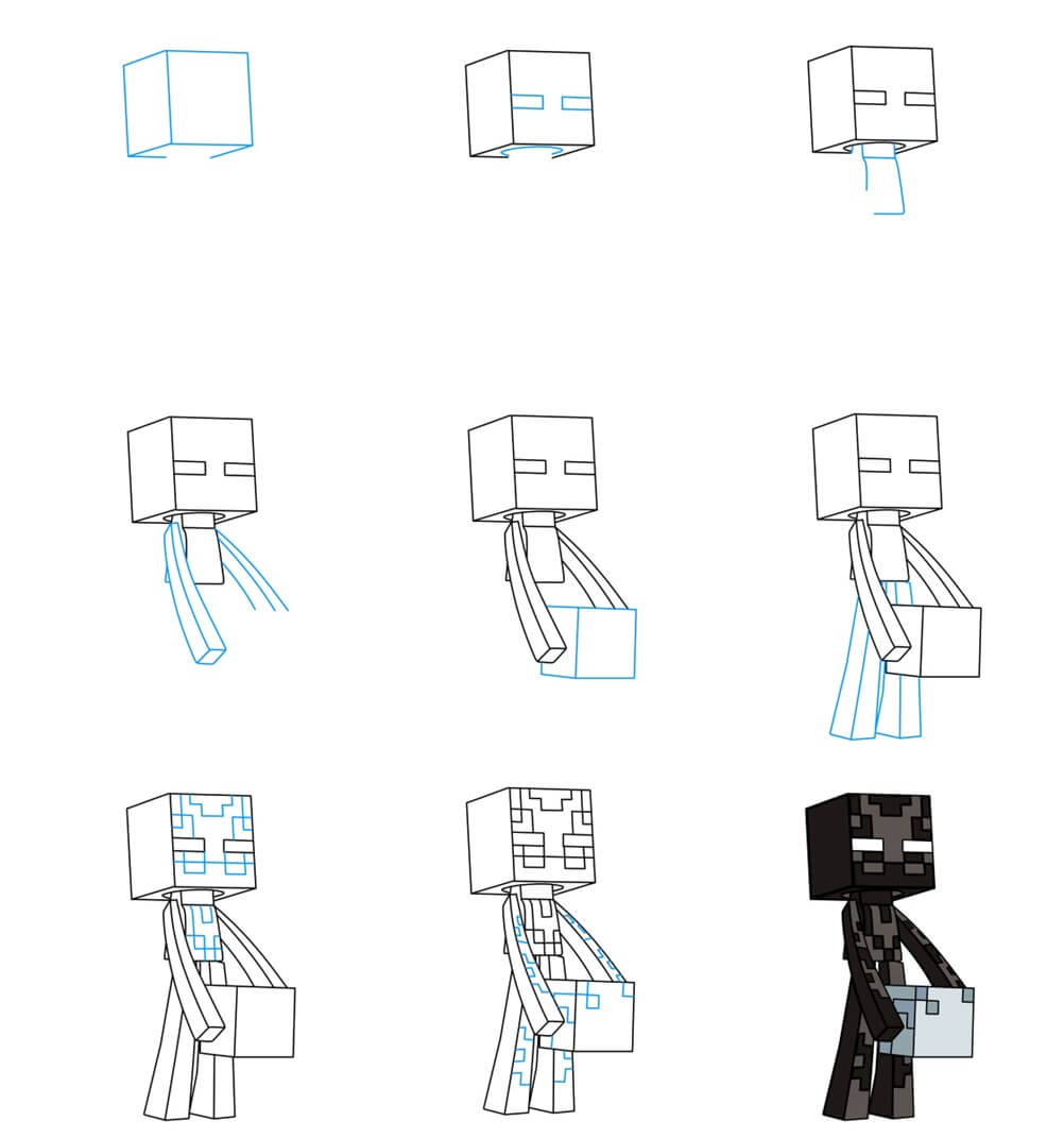 Enderman idea (7) piirustus