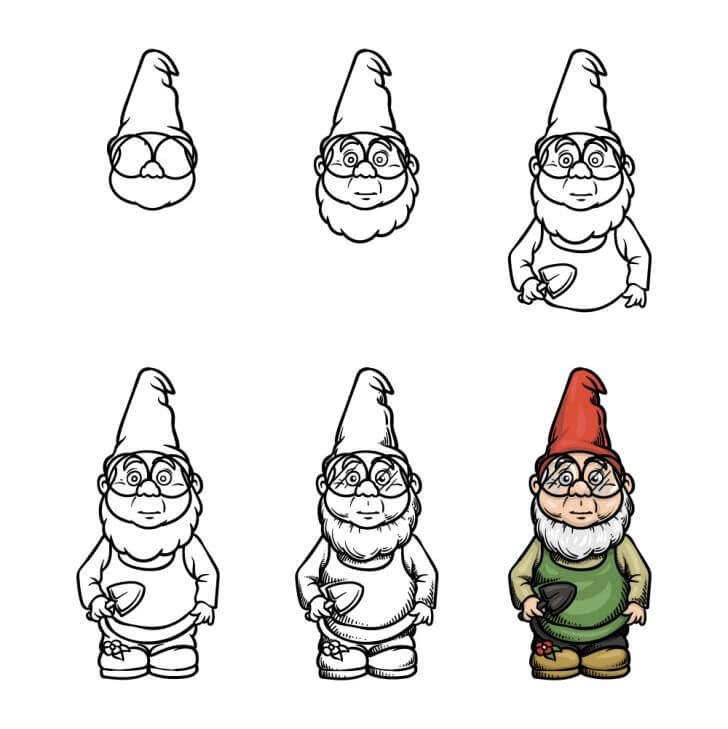 Gnome idea (13) piirustus