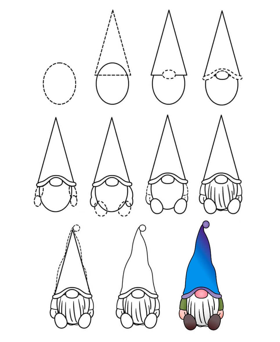 Gnome idea (7) piirustus