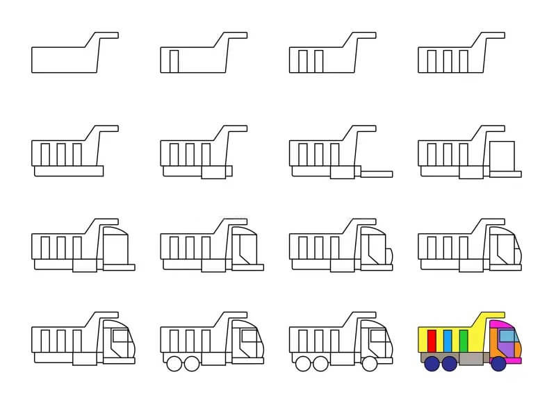 Kippiauto idea (2) piirustus