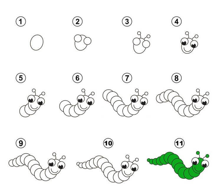 Toukka idea (3) piirustus