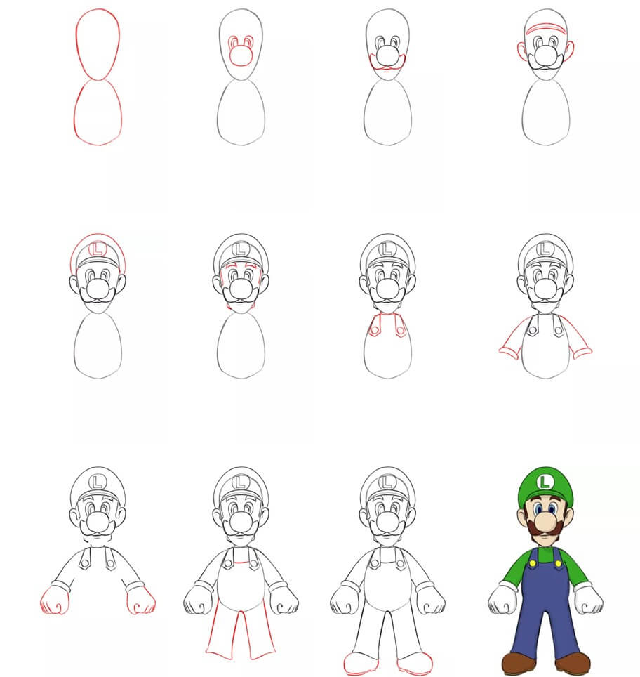 Luigi idea (11) piirustus