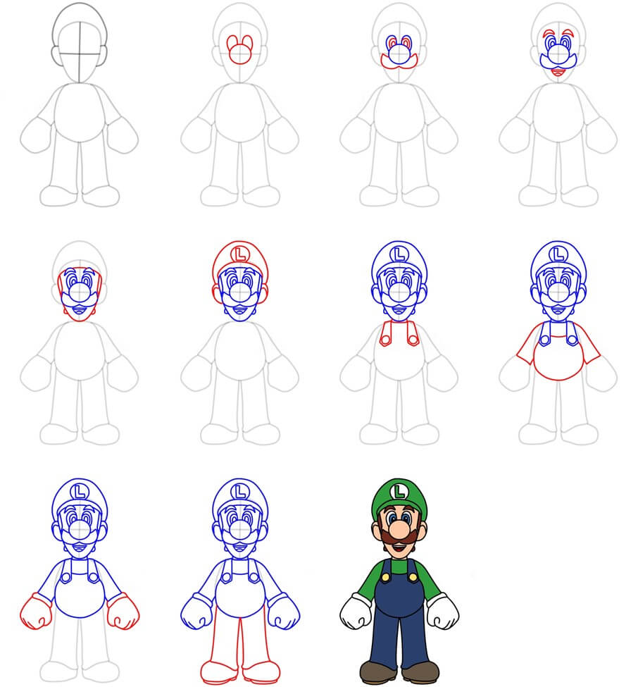 Luigi idea (9) piirustus