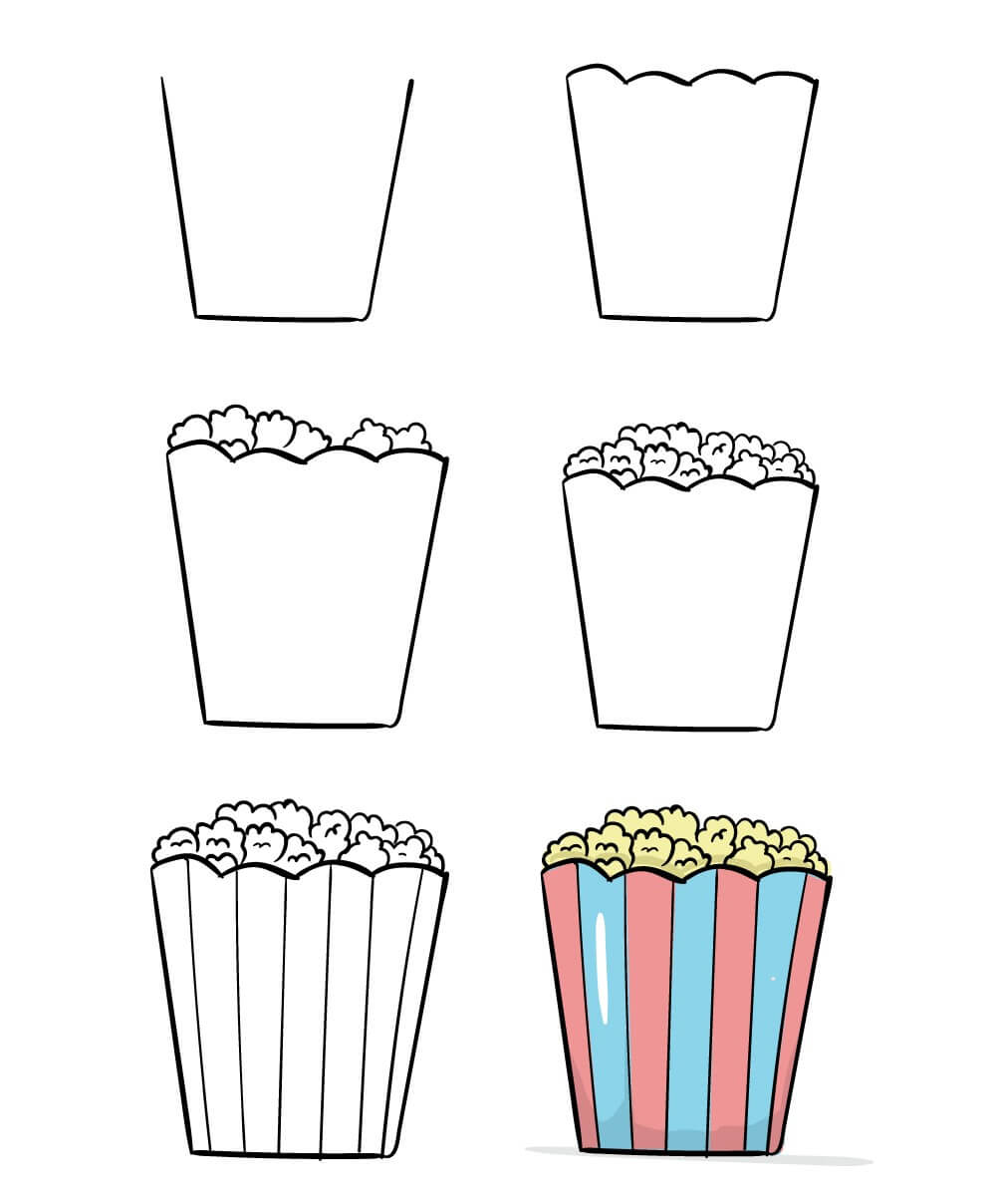 Popcorn idea (9) piirustus