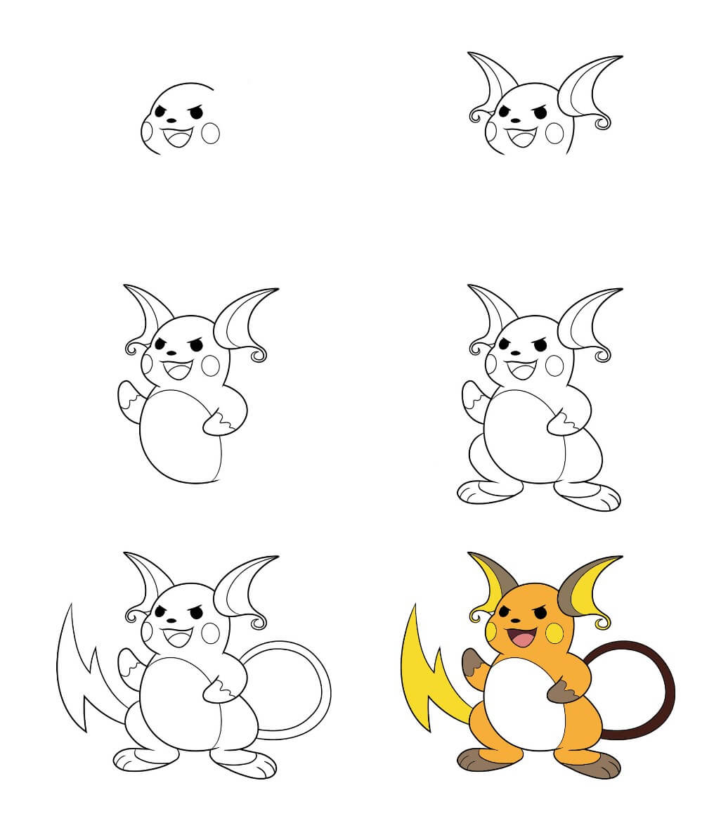 Raichu idea (2) piirustus