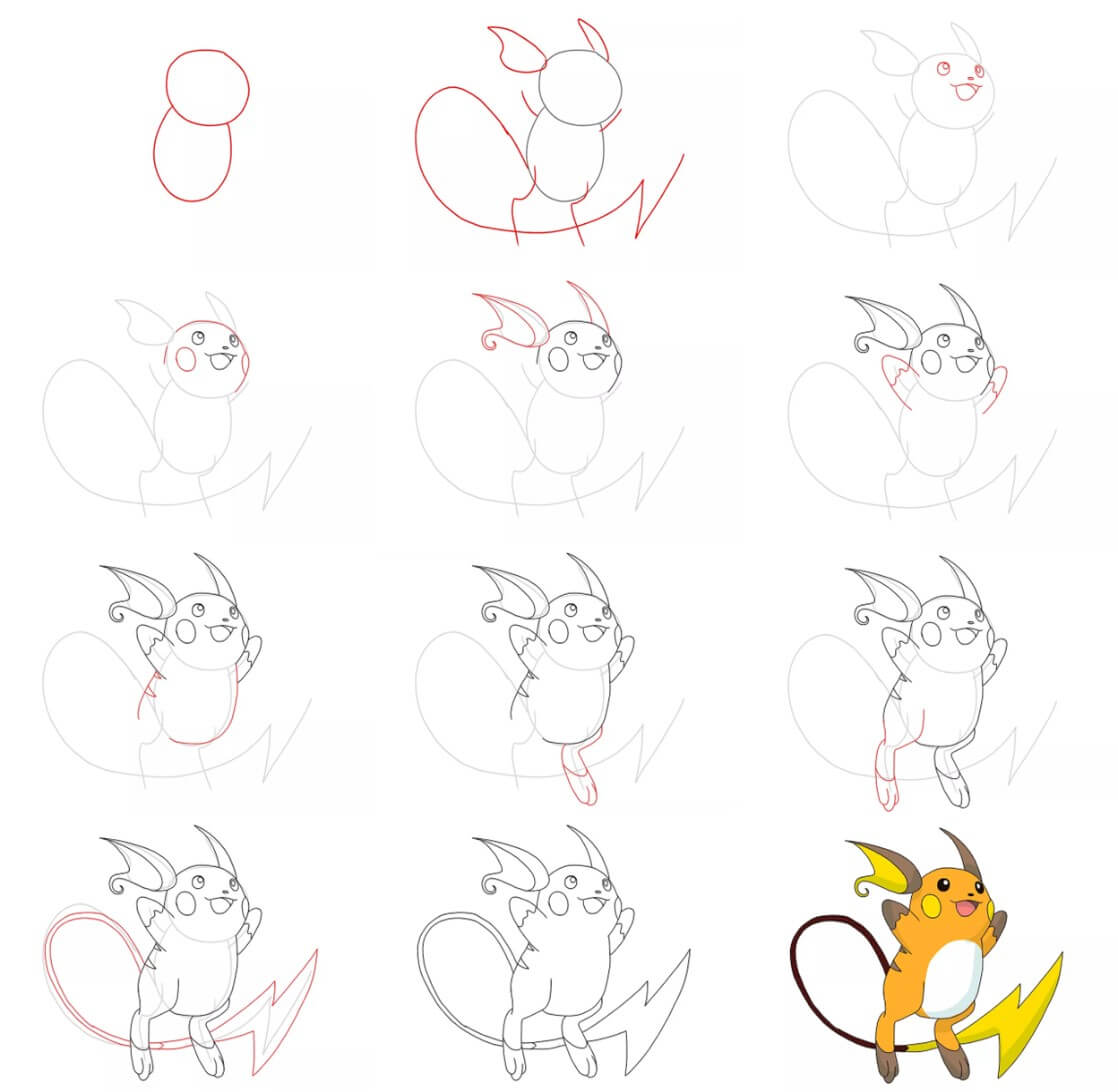 Raichu idea (4) piirustus