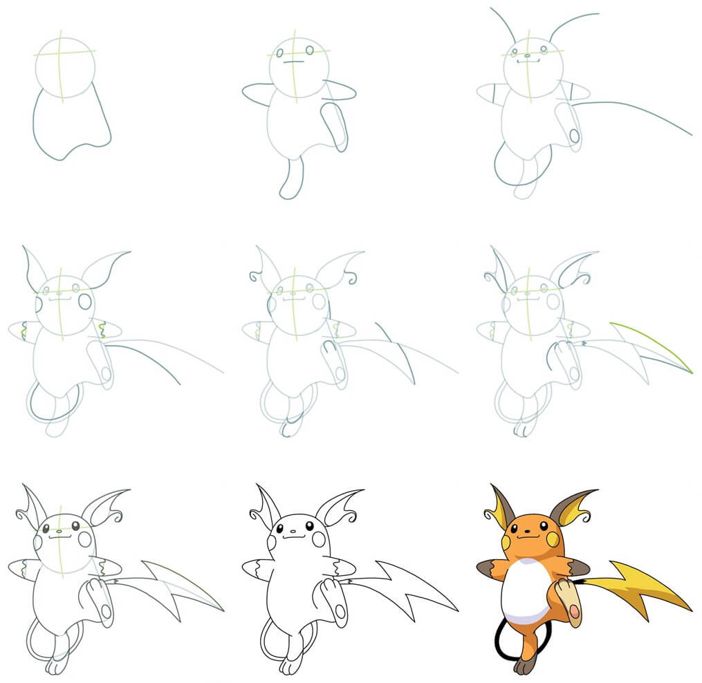 Raichu idea (8) piirustus