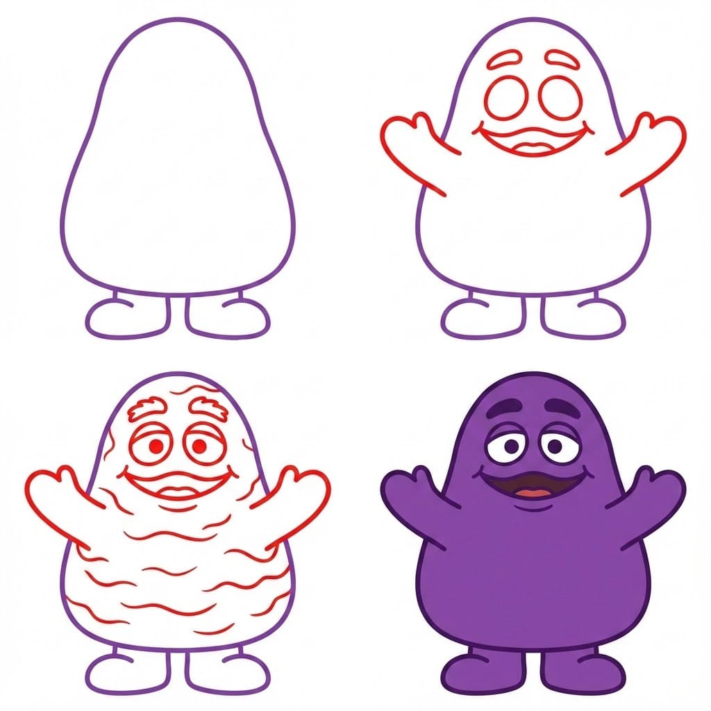 Grimace Perus piirustus
