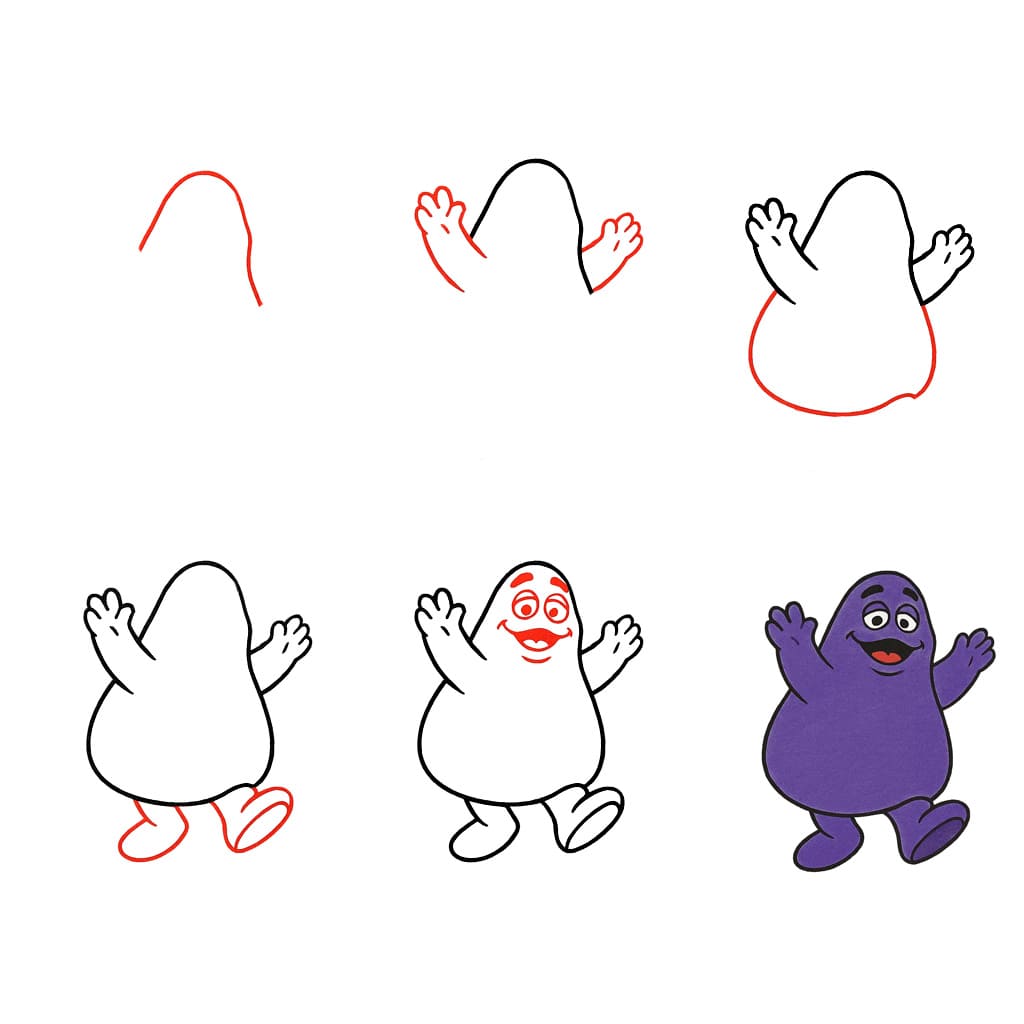 Grimace Tanssi piirustus