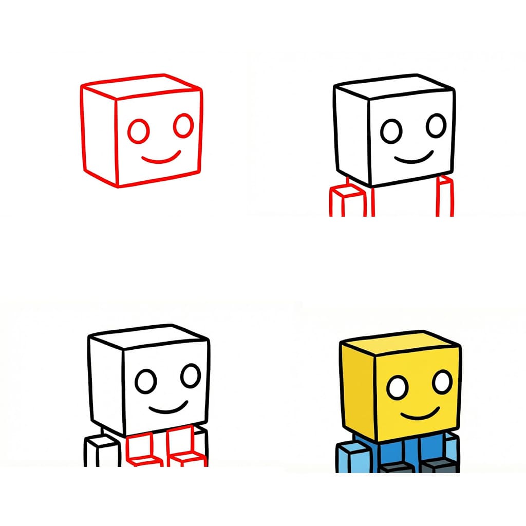 Hauska Roblox piirustus