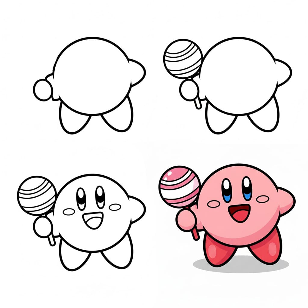 Ilmainen Kirby piirustus
