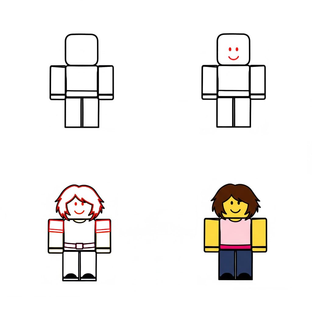 Roblox yksinkertainen piirustus