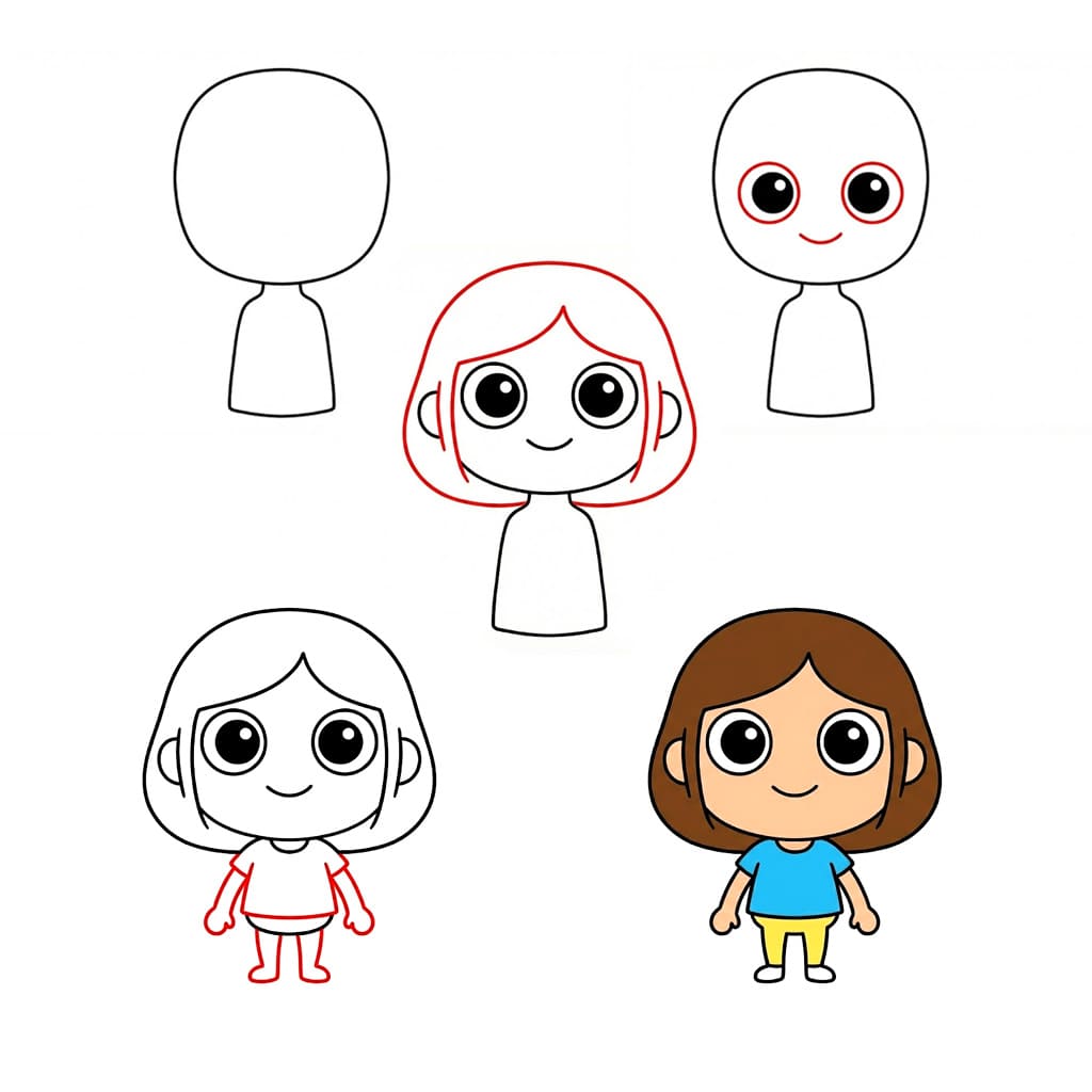 Toca Boca lapsille piirustus