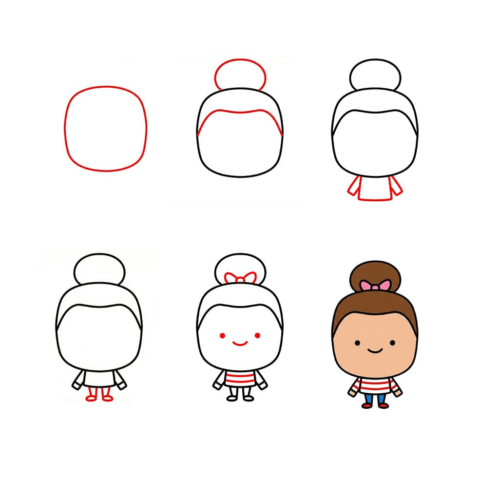 Tulosta Toca Boca Life piirustus