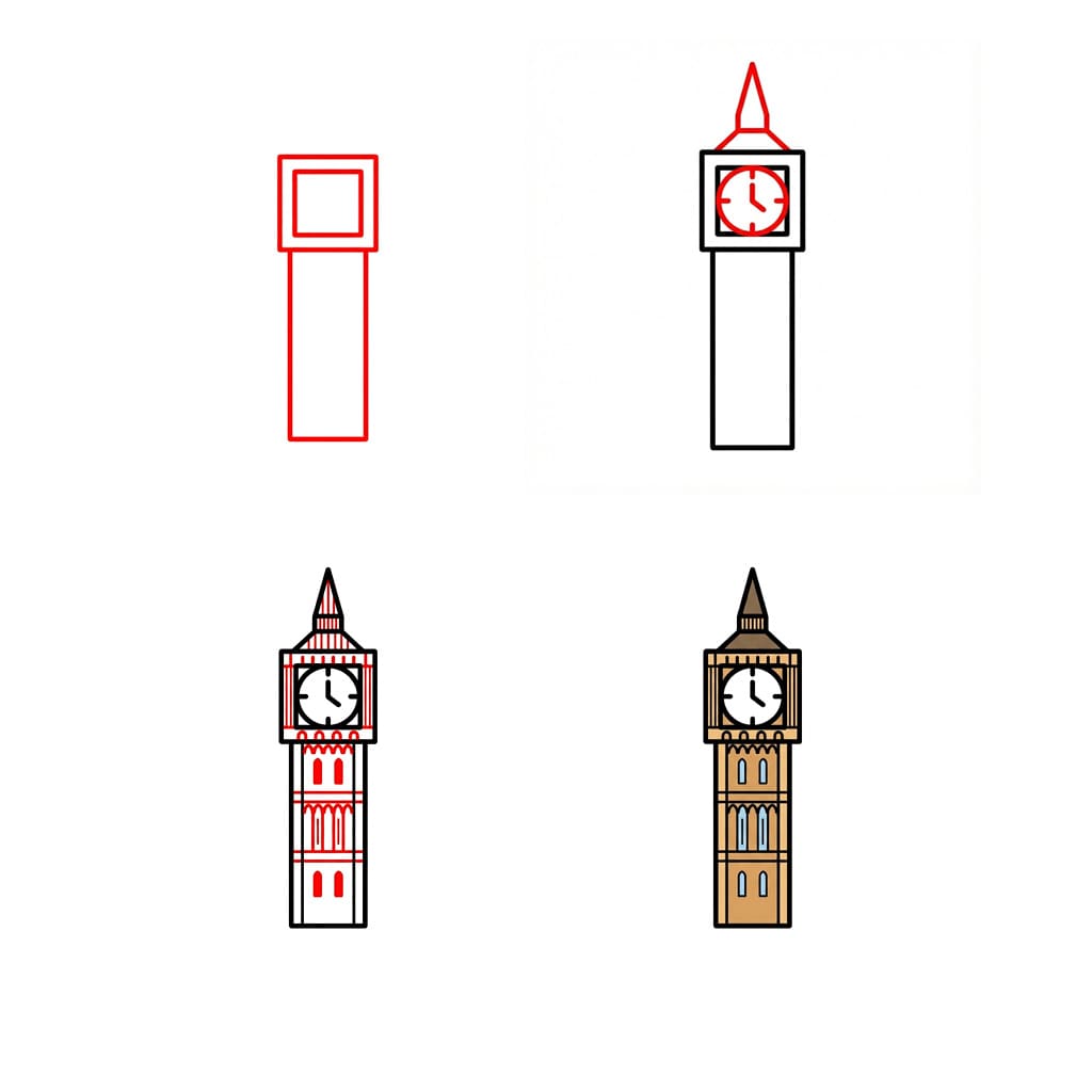 Big Benin etuosa piirustus