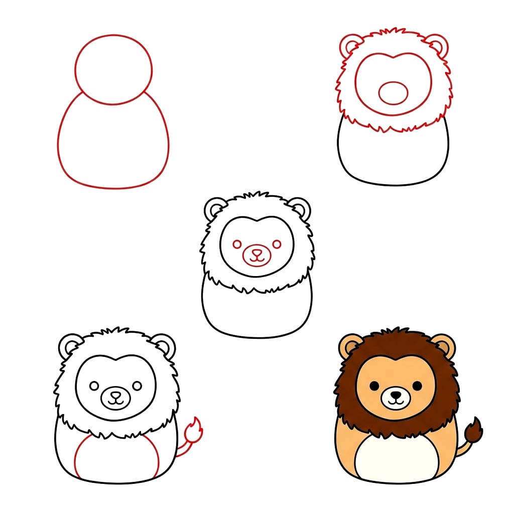 Squishmallows Francis piirustus